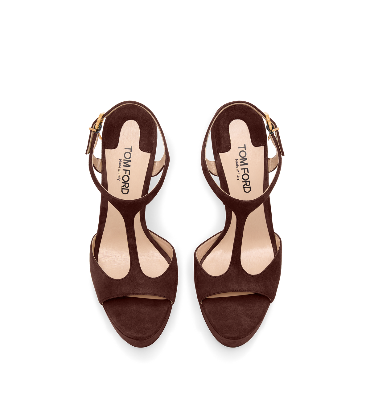 Tom Ford Suede Leather Angelina Platform Sandal