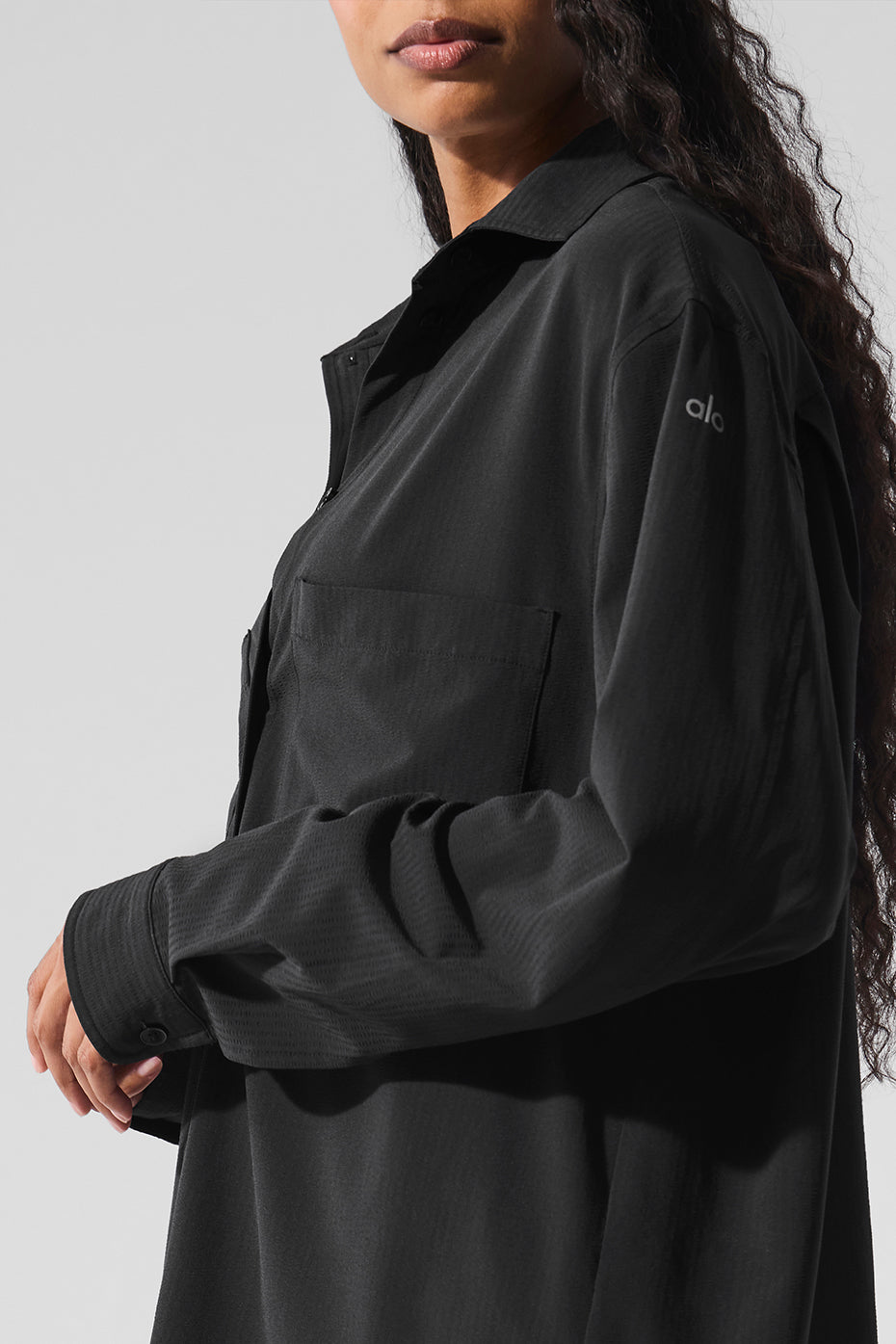 Alo Yoga Women'S Dreamscape Button Down Long Sleeve