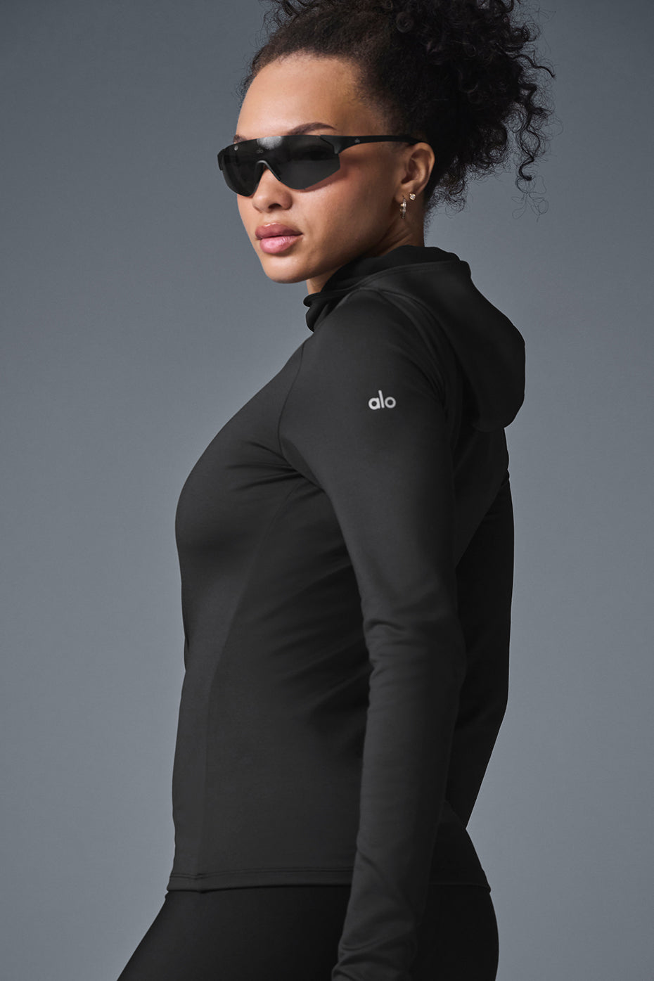 Alo Yoga Women'S Airlift Winter Warm Hooded Runner
