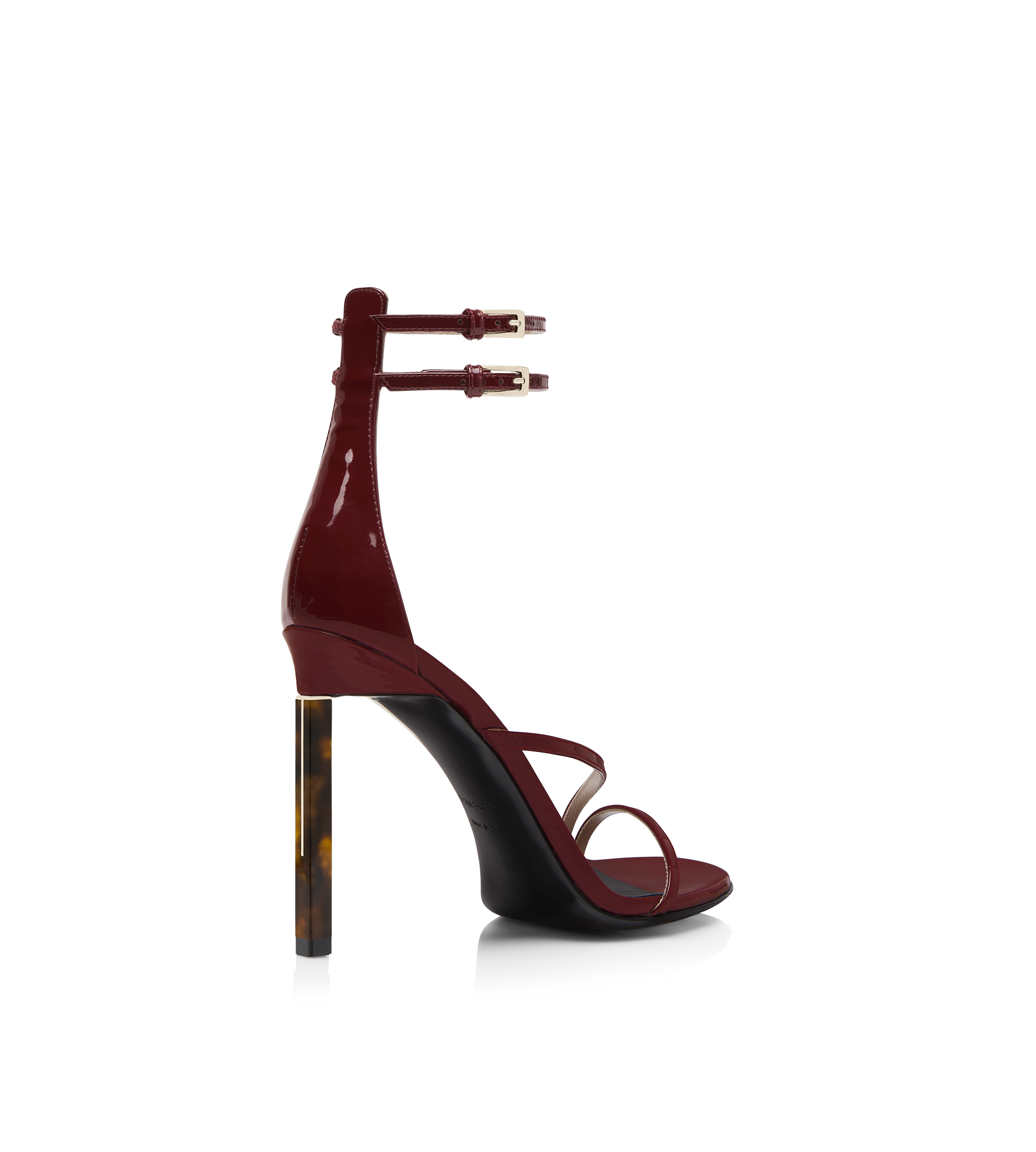 Tom Ford Patent Leather Ankle Strap Sandal