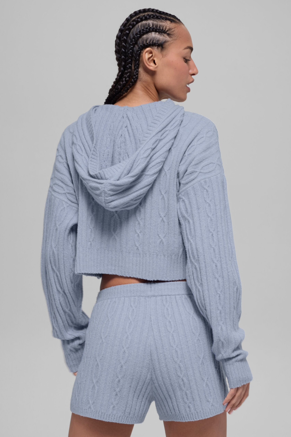 Alo Yoga Women'S Cable Knit Winter Bliss Hoodie