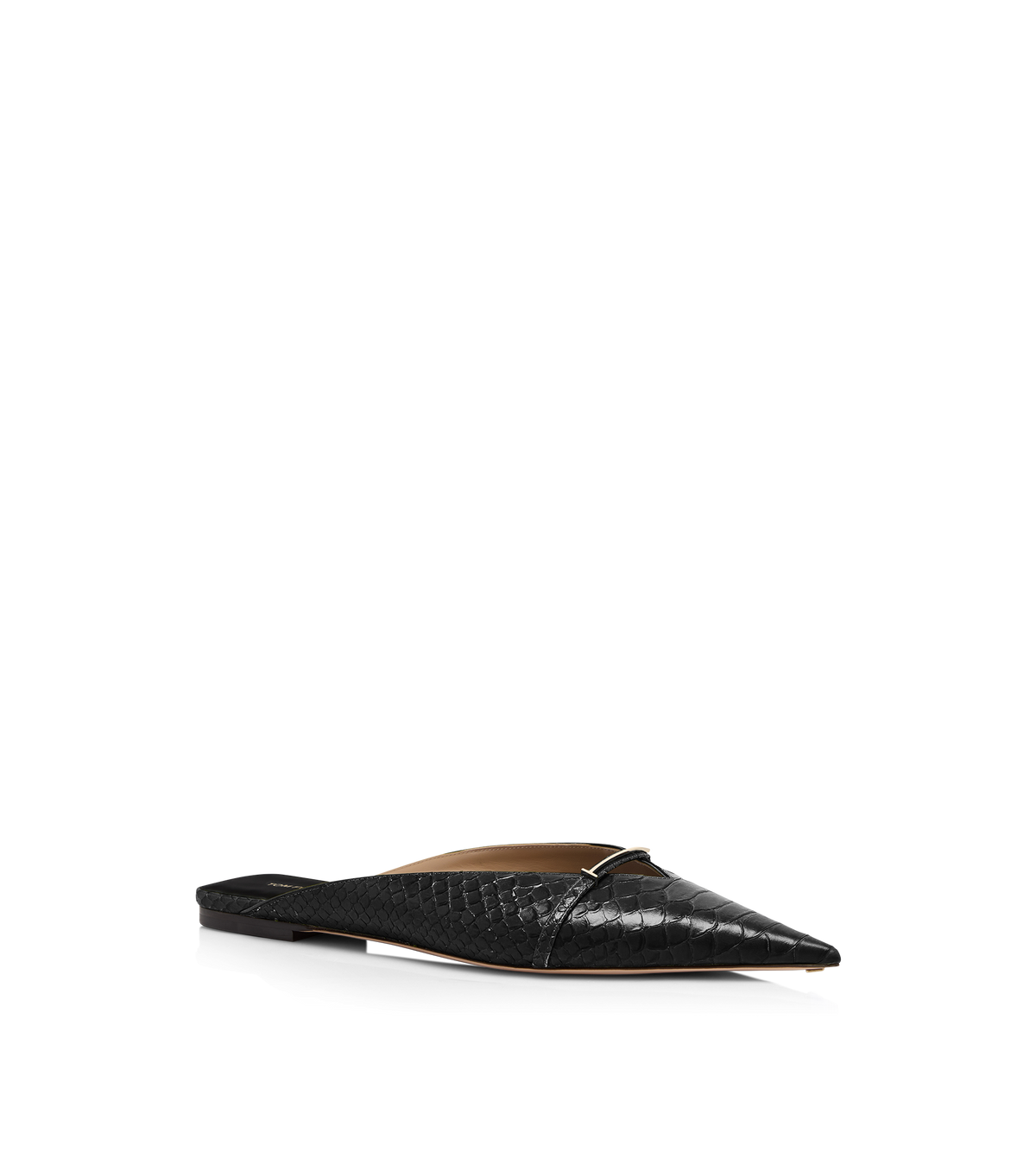 Tom Ford Semi Shiny Printed Python Julianne Mule