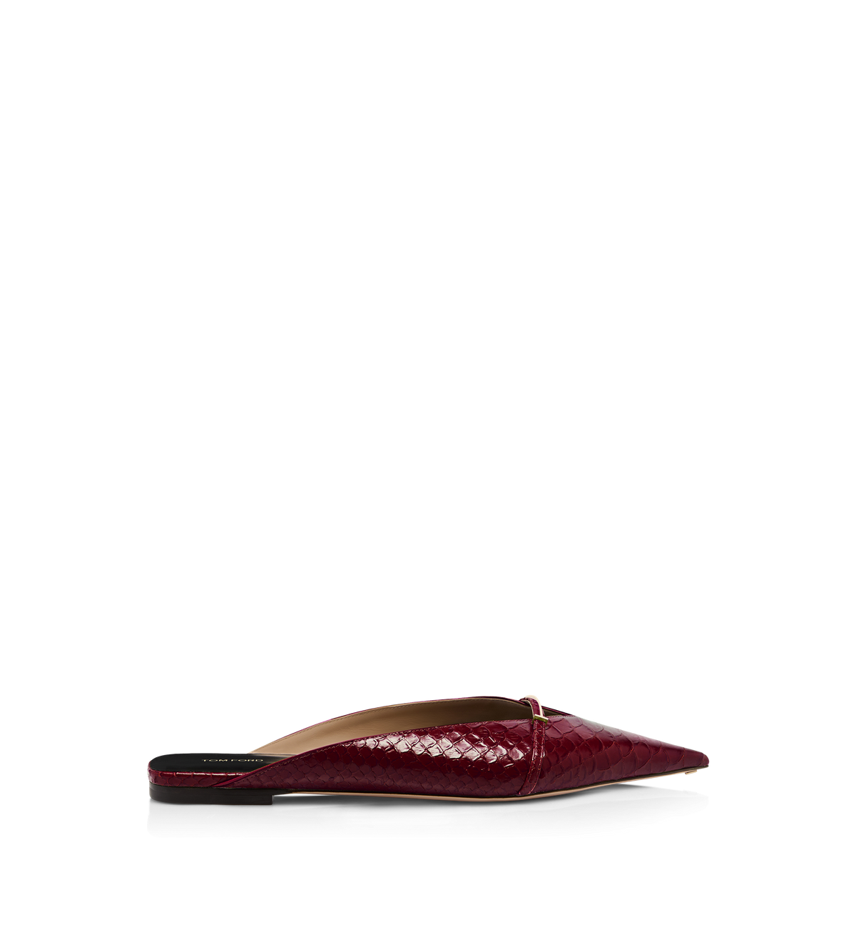 Tom Ford Semi Shiny Printed Python Julianne Mule