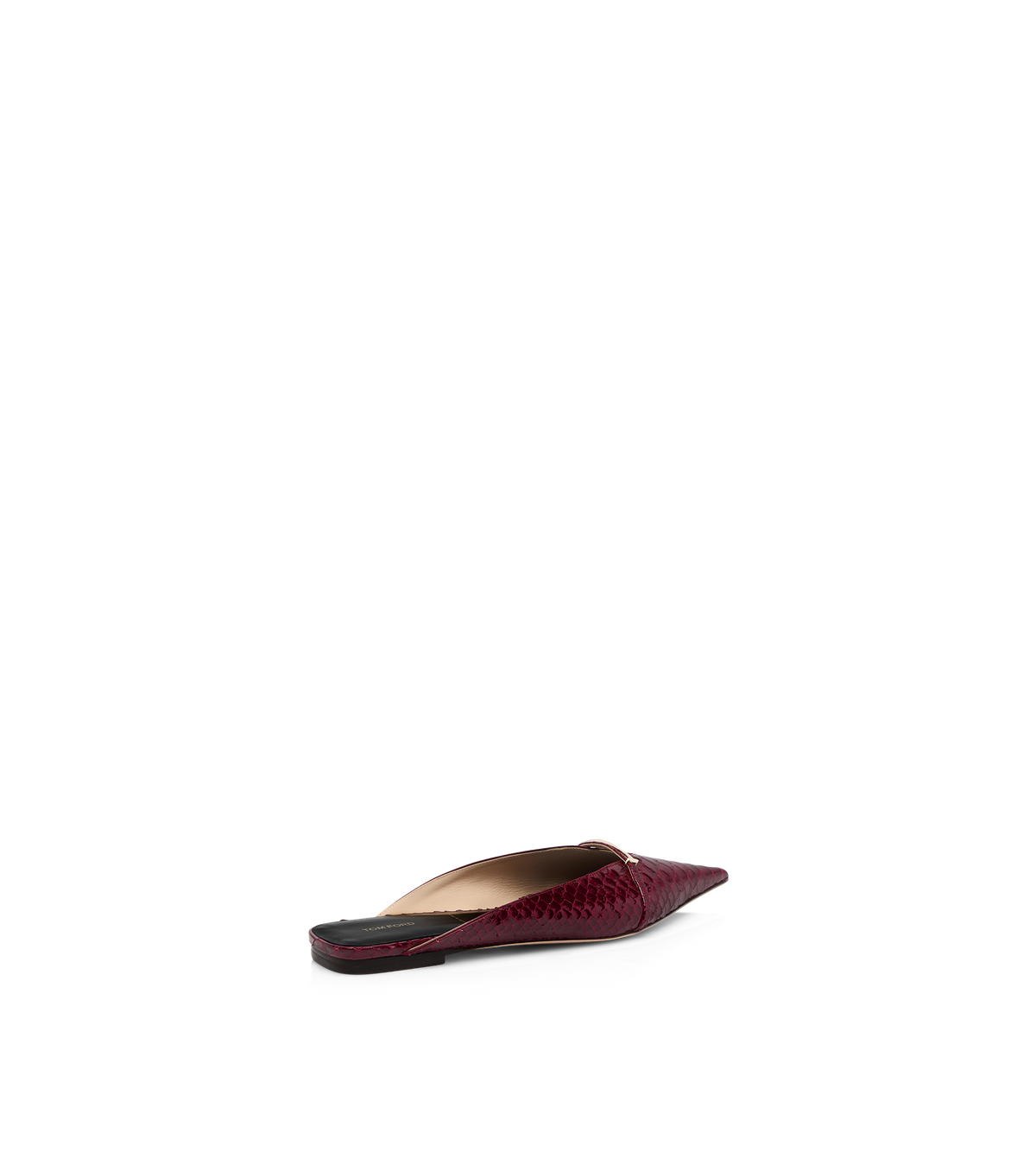 Tom Ford Semi Shiny Printed Python Julianne Mule