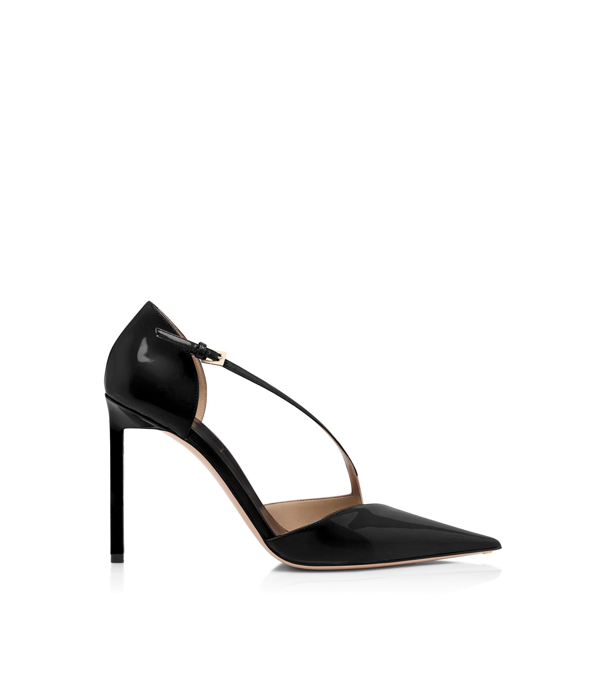 Tom Ford Patent Leather Asymmetric Pump