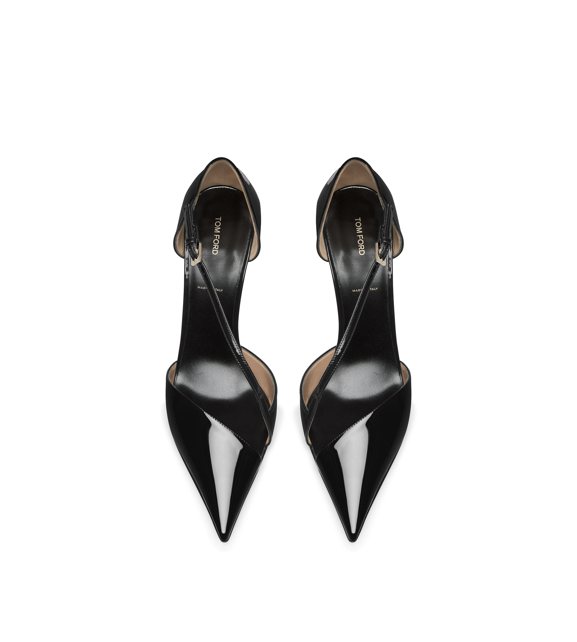 Tom Ford Patent Leather Asymmetric Pump