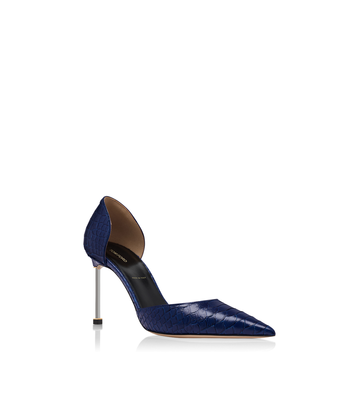 Tom Ford Semi Shiny Printed Python Spire D'orsay Pump