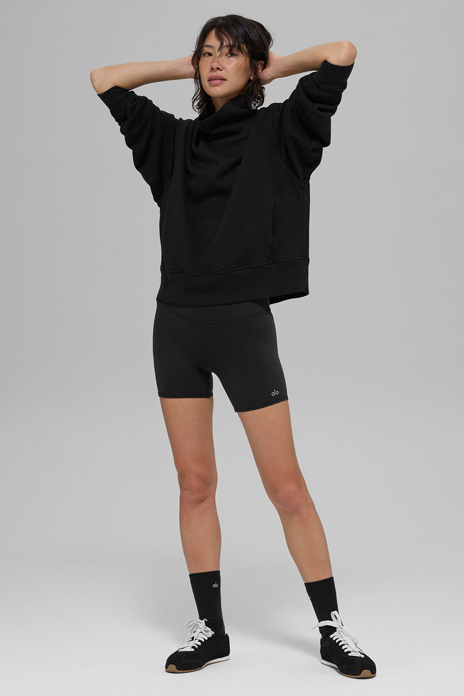 Alo Yoga Women'S Hazy Mock Neck Pullover
