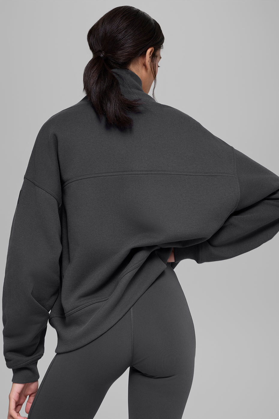 Alo Yoga Women'S Hazy Mock Neck Pullover