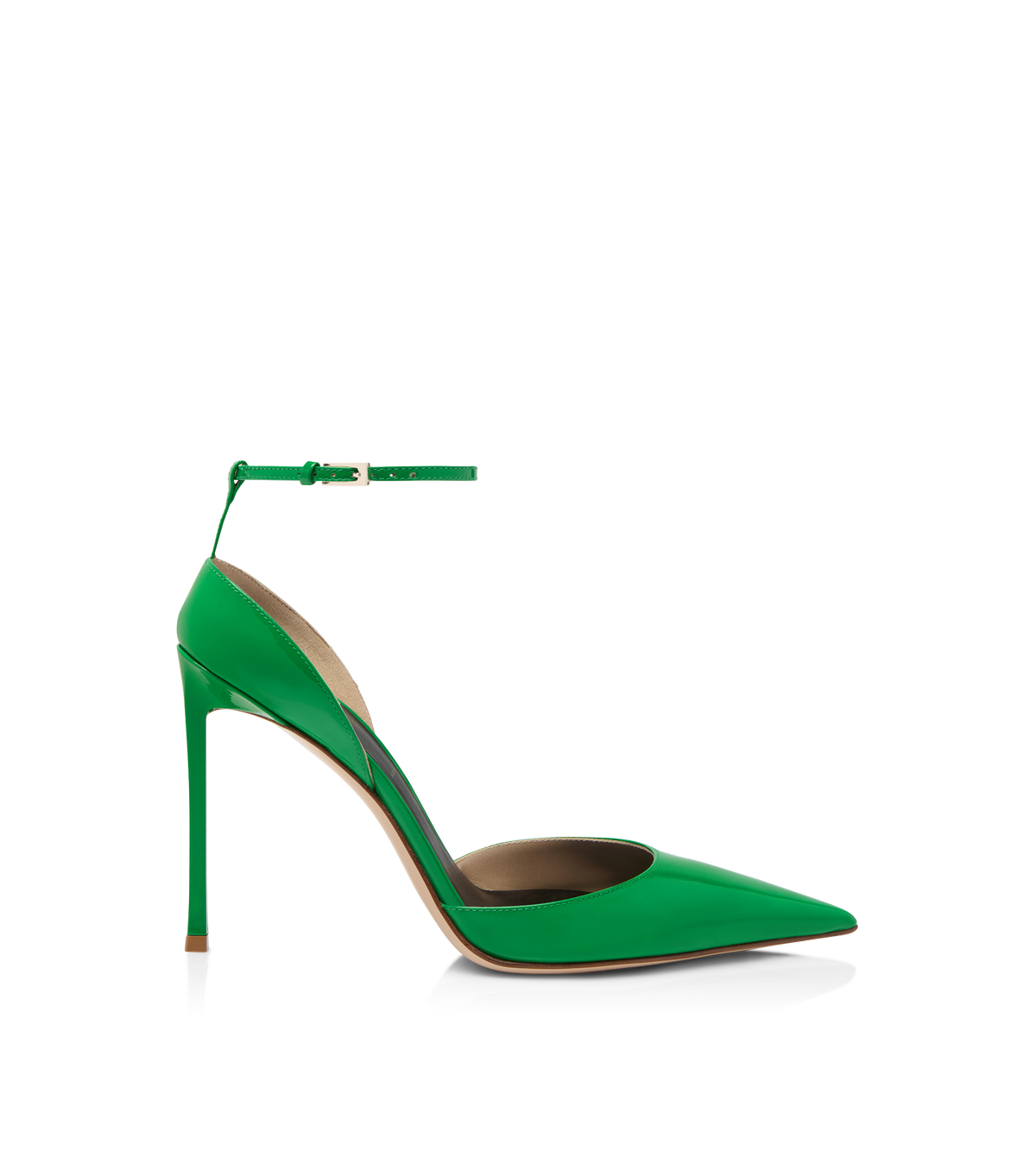 Tom Ford Patent Leather Vertigo Ankle Strap Pump