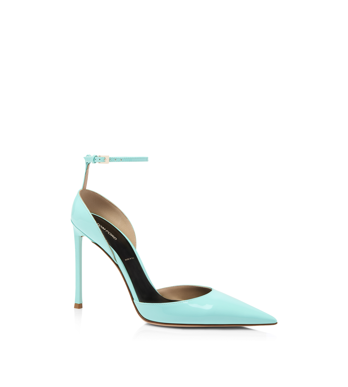 Tom Ford Patent Leather Vertigo Ankle Strap Pump