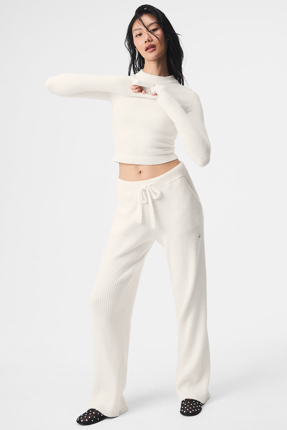 Alo Yoga Women'S Snuggle Up Sweater Long Sleeve