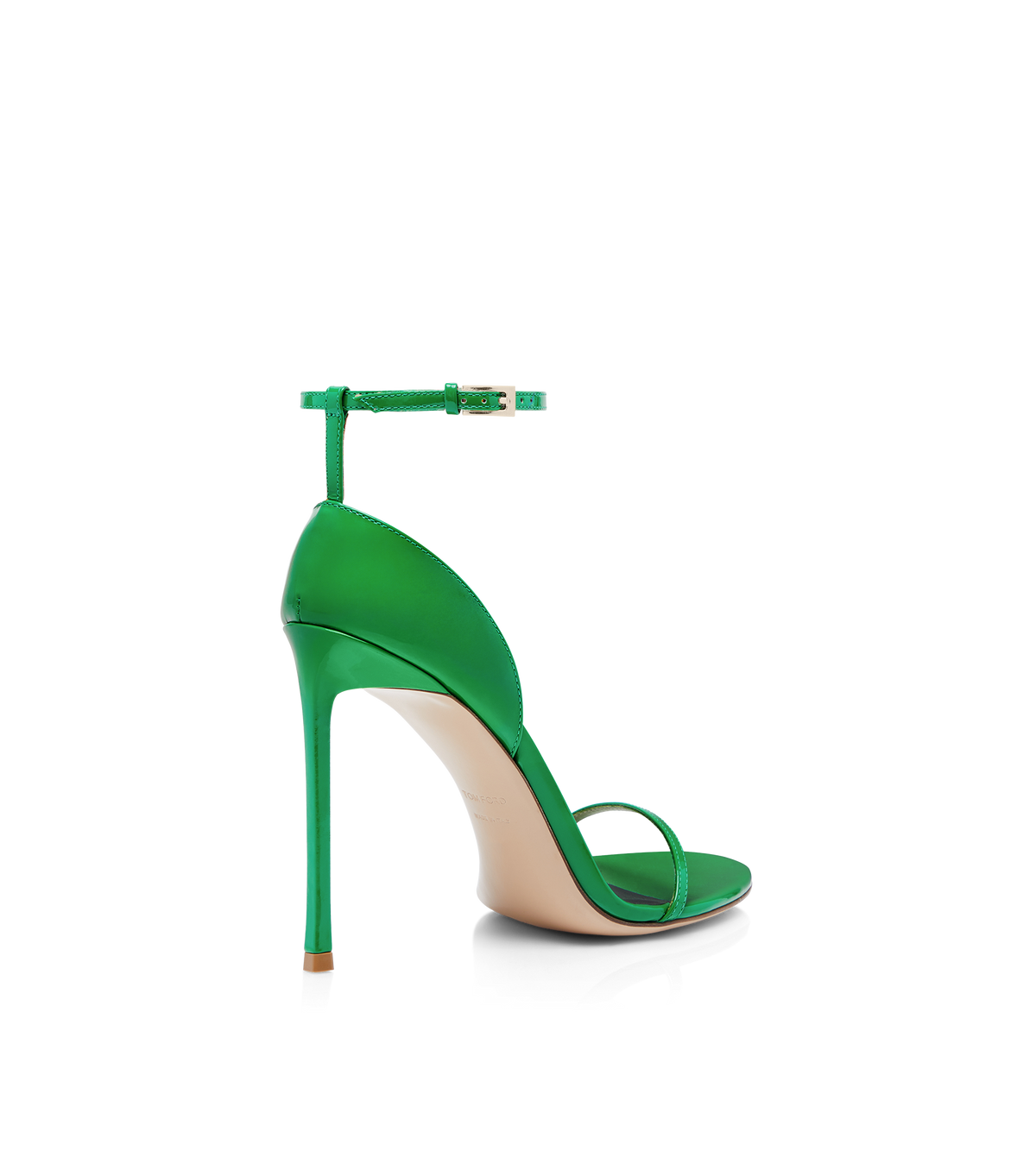 Tom Ford Patent Leather Vertigo Ankle Strap Sandal