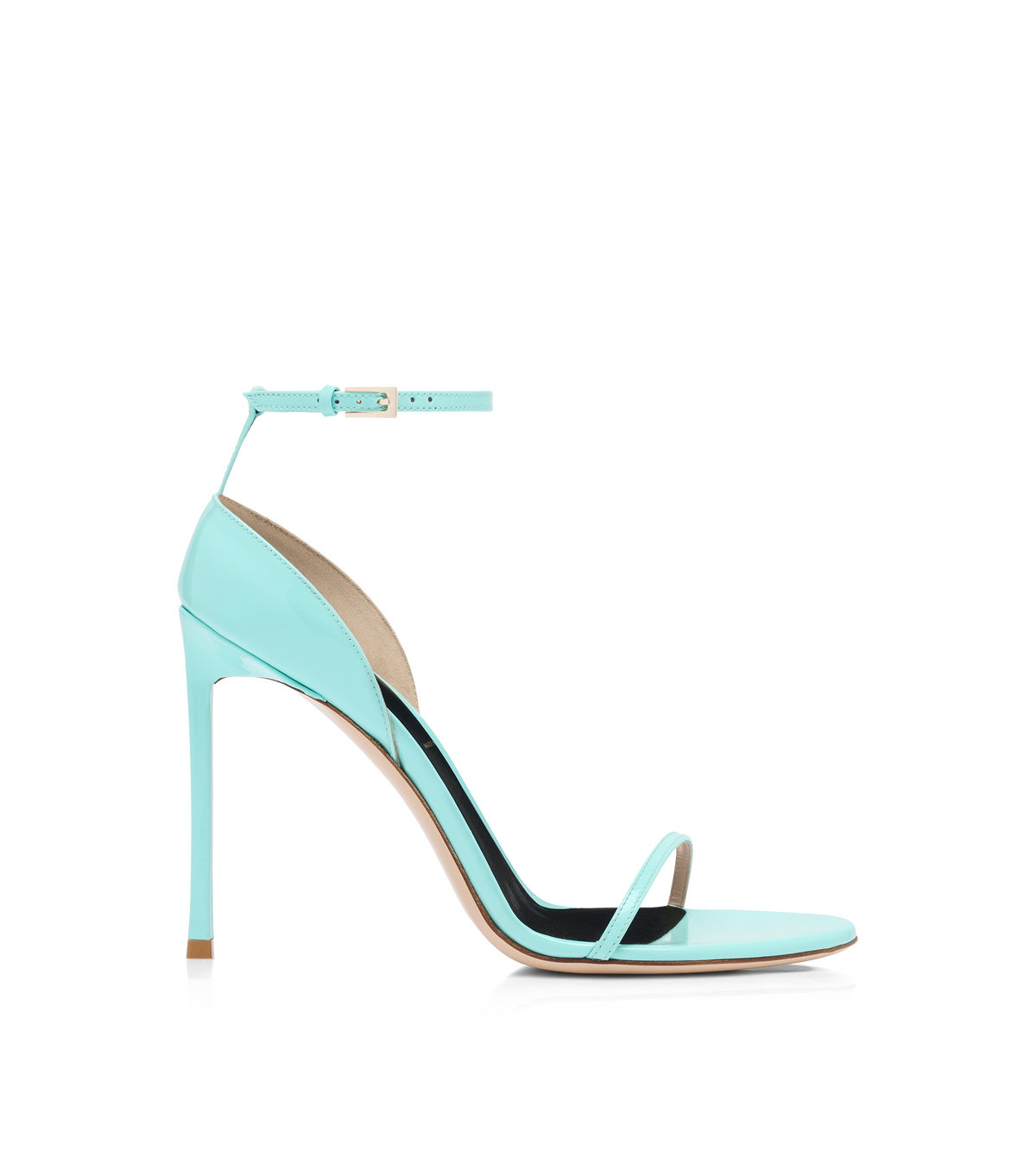Tom Ford Patent Leather Vertigo Ankle Strap Sandal