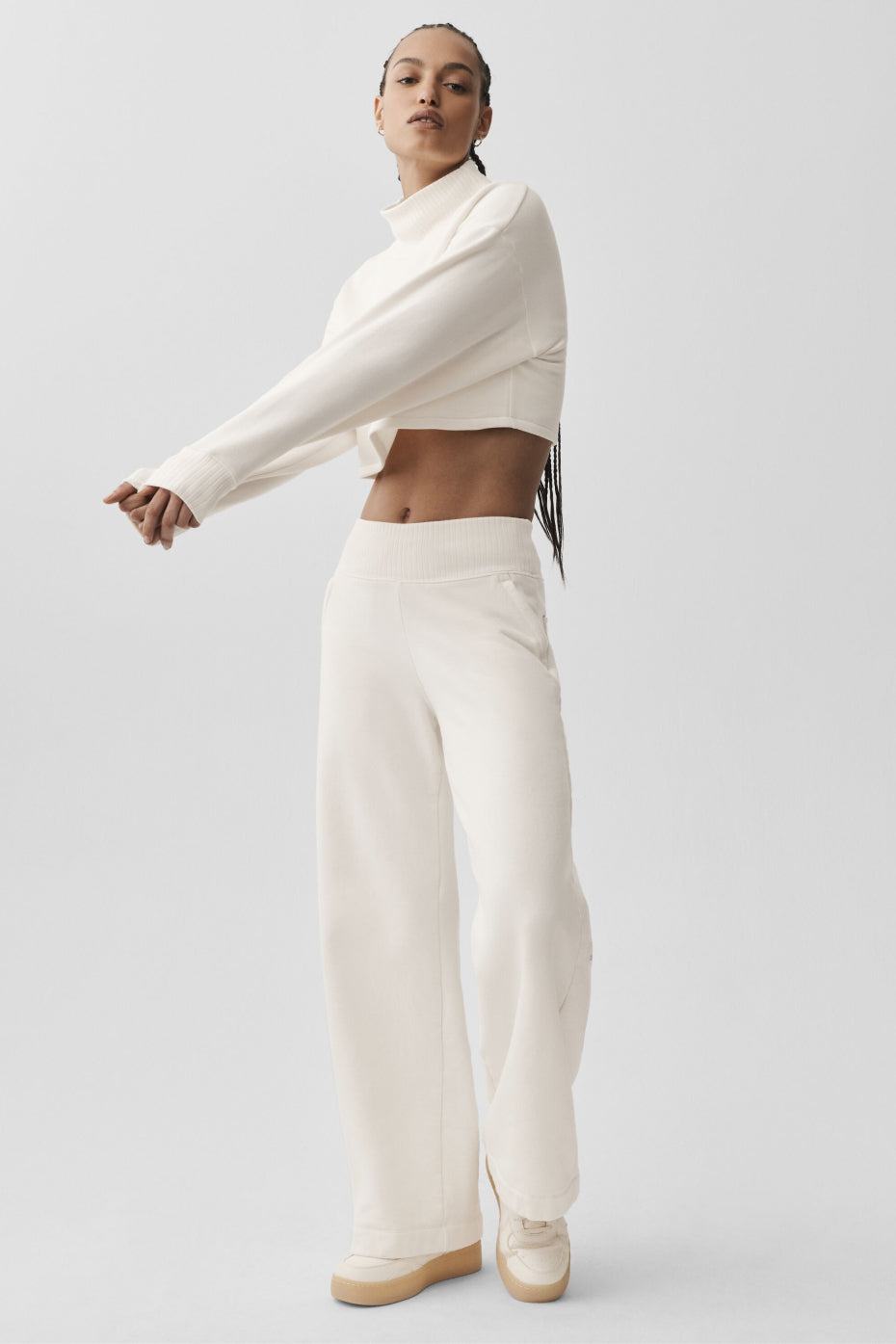 Alo Yoga Women'S Cropped Serenity Coverup