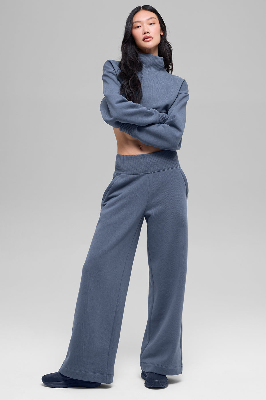 Alo Yoga Women'S Cropped Serenity Coverup