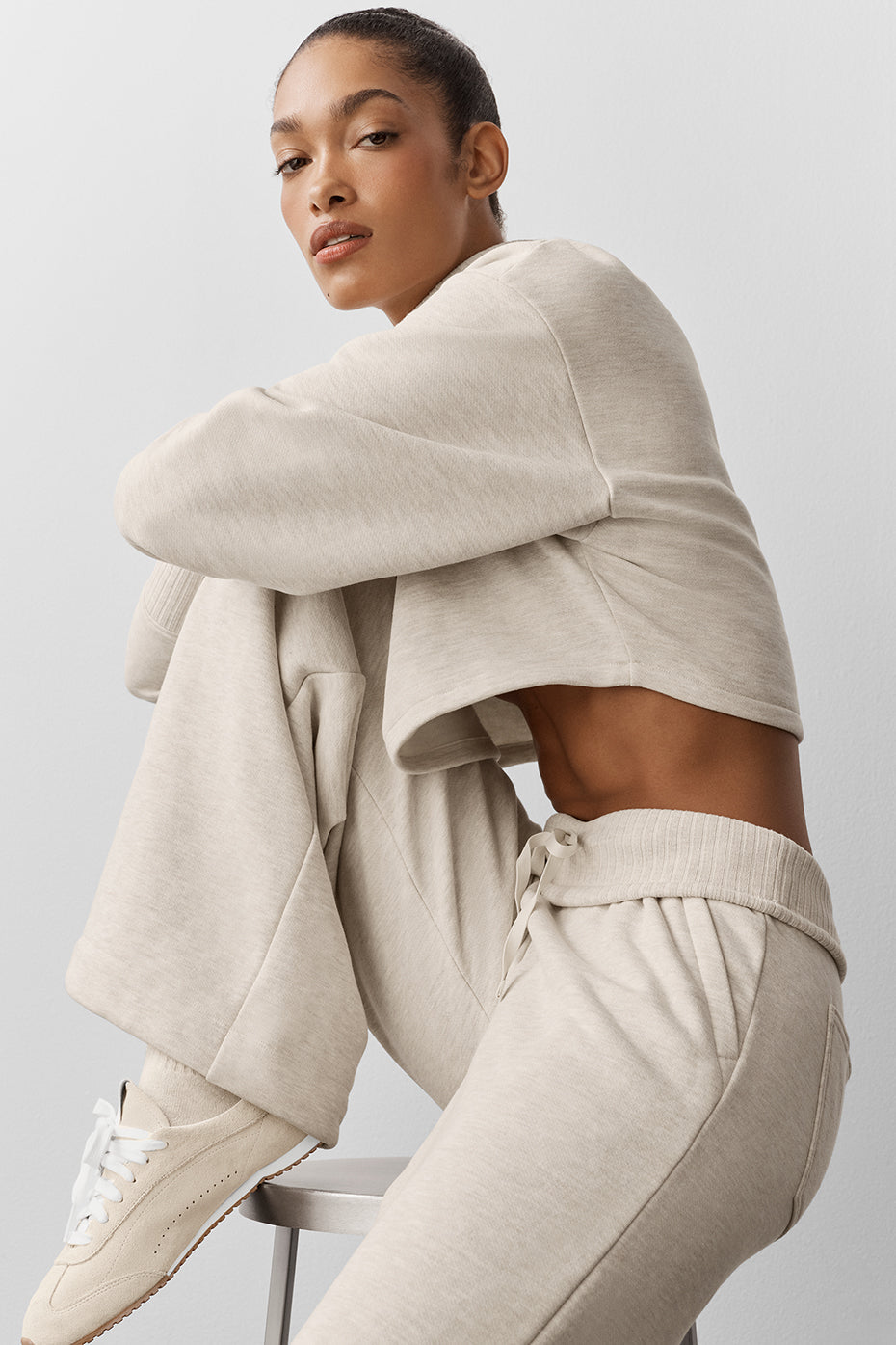 Alo Yoga Women'S Cropped Serenity Coverup