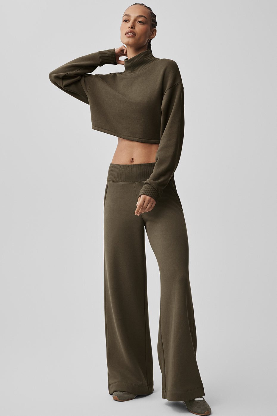 Alo Yoga Women'S Cropped Serenity Coverup