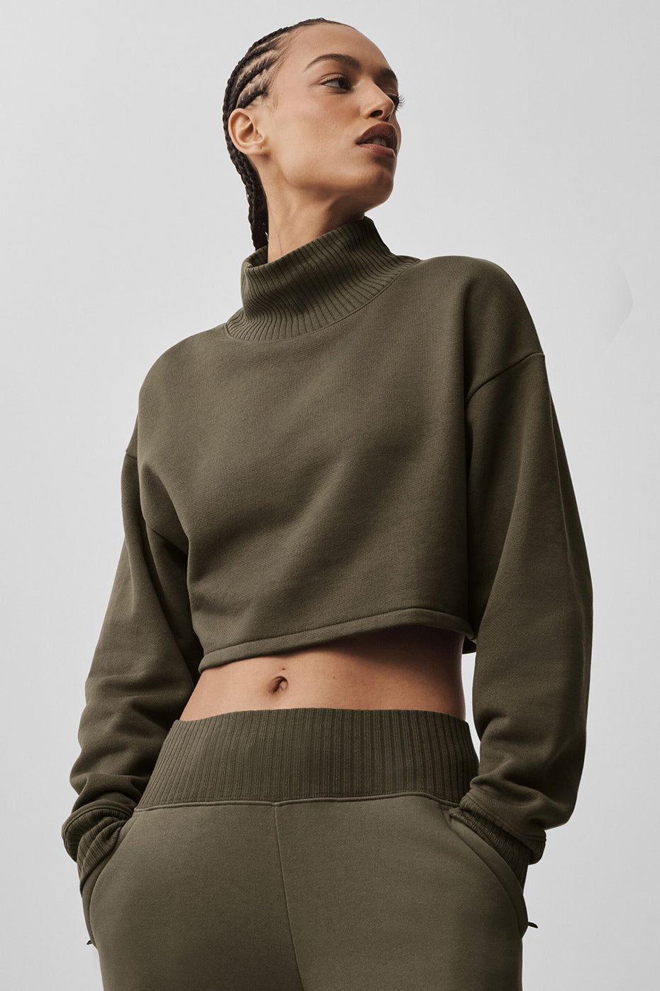 Alo Yoga Women'S Cropped Serenity Coverup