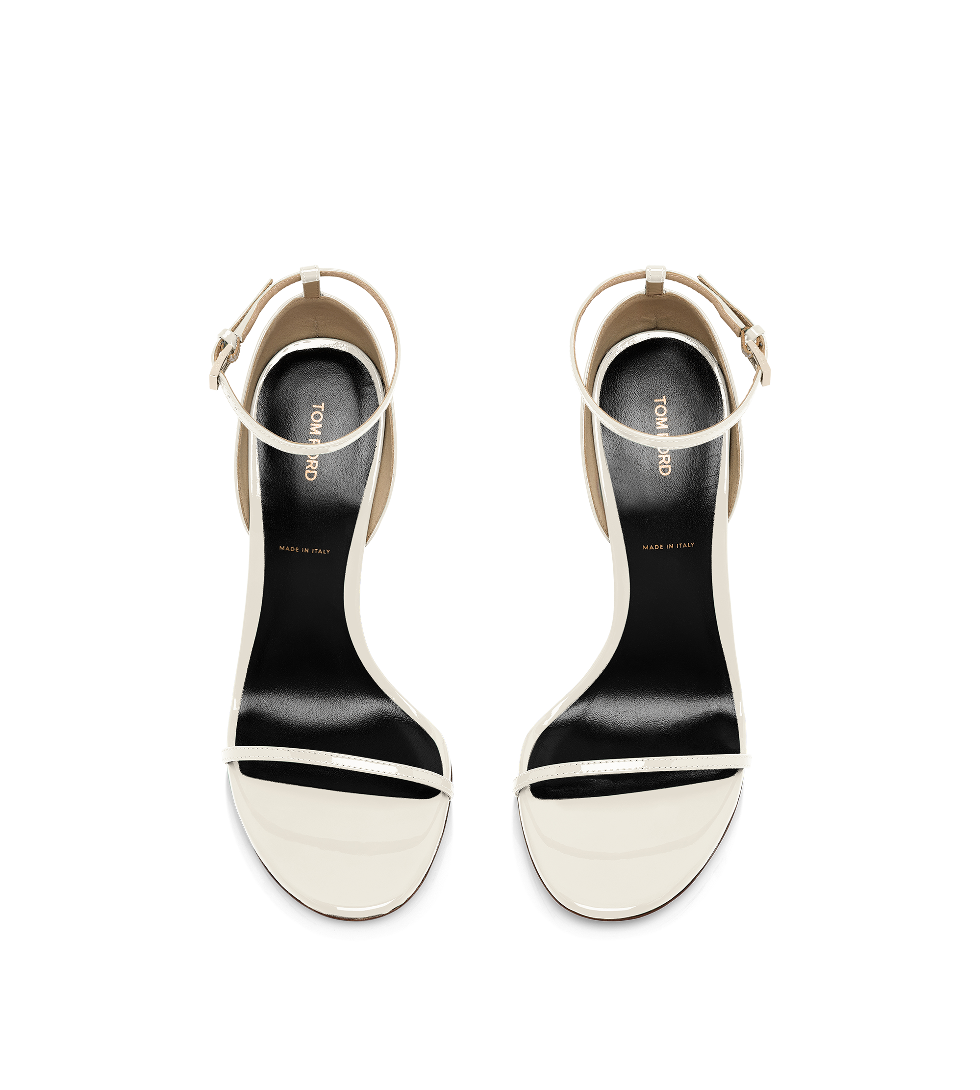 Tom Ford Patent Leather Vertigo Ankle Strap Sandal