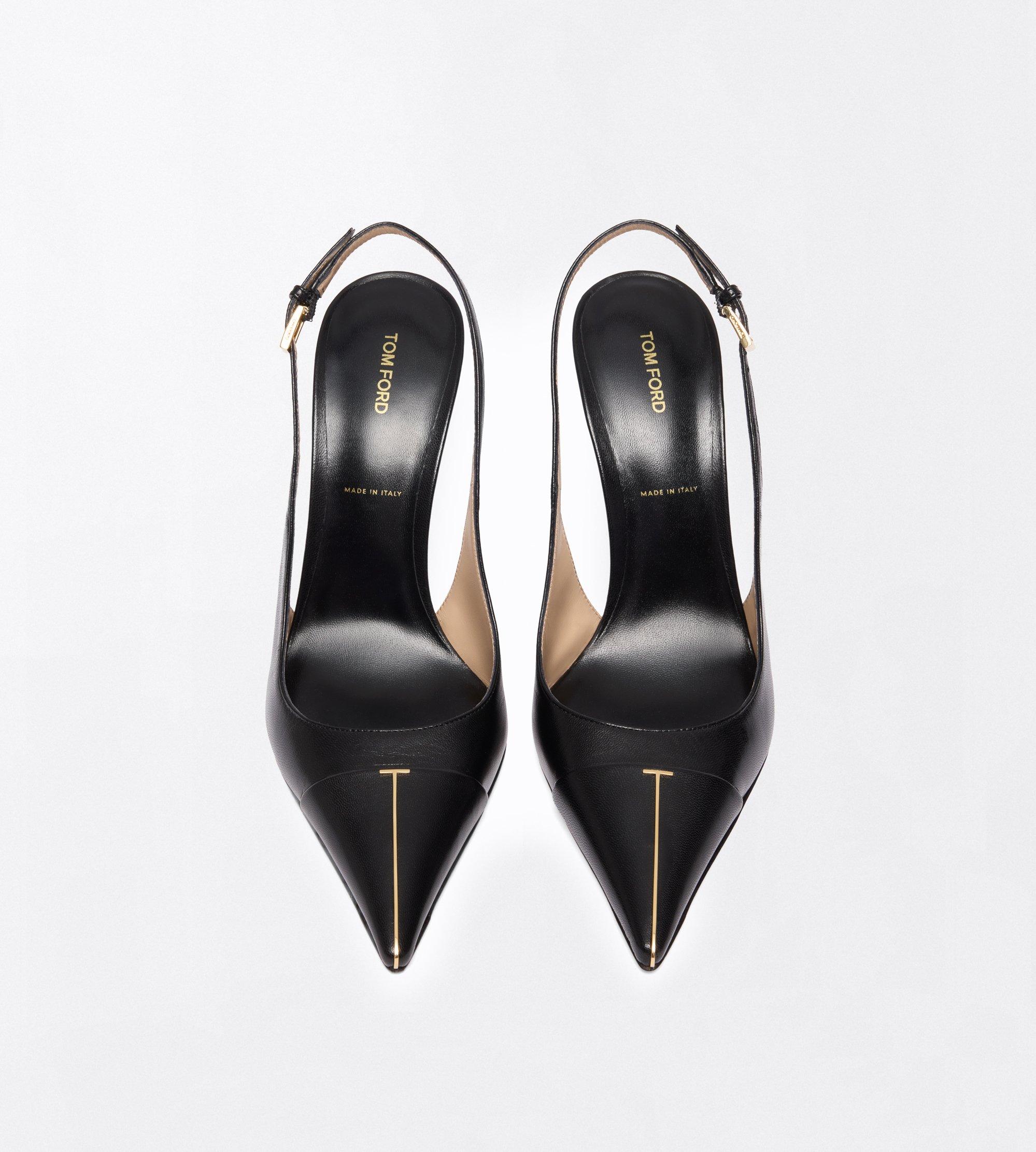 Tom Ford Shiny Leather Thea Slingback