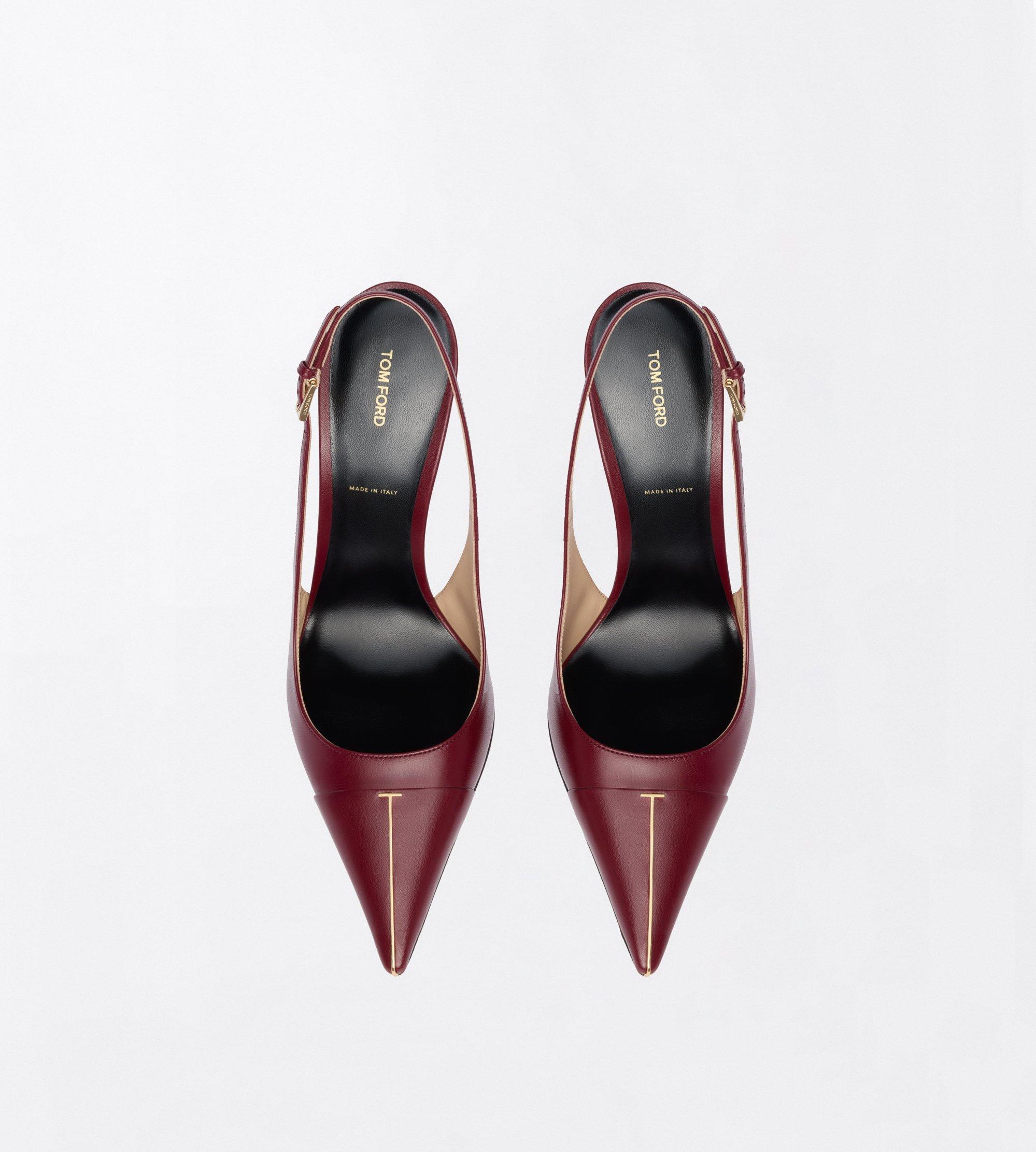 Tom Ford Shiny Leather Thea Slingback
