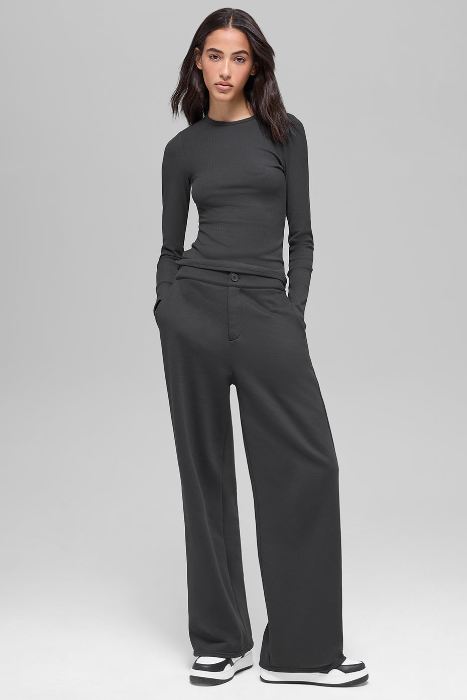 Alo Yoga Women'S Ribbed Modal Long Sleeve