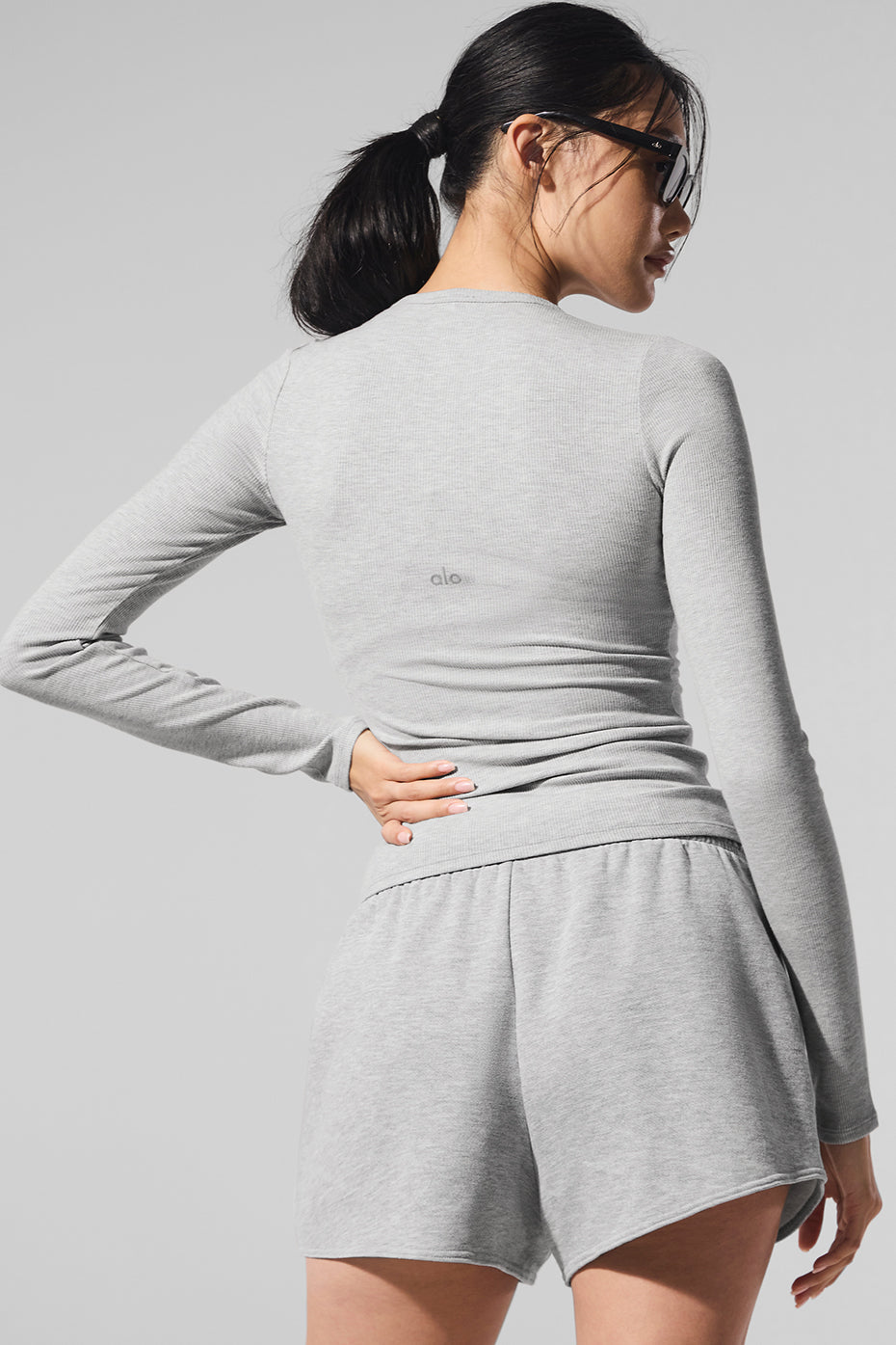 Alo Yoga Women'S Ribbed Modal Long Sleeve
