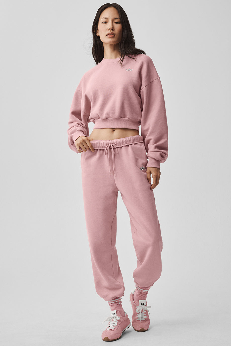Alo Yoga Women'S Cropped Accolade Crewneck