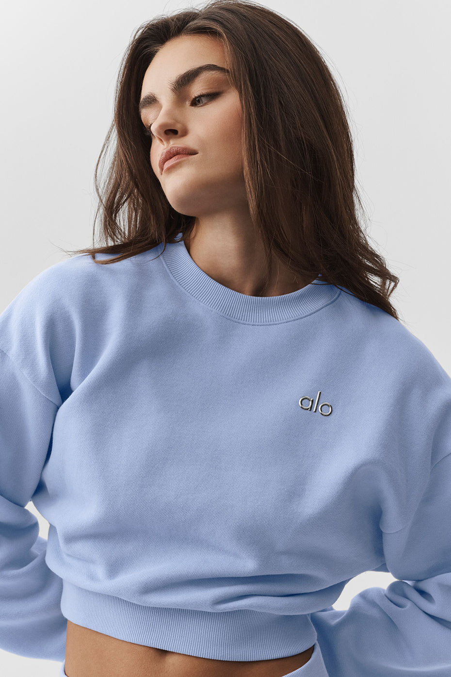 Alo Yoga Women'S Cropped Accolade Crewneck