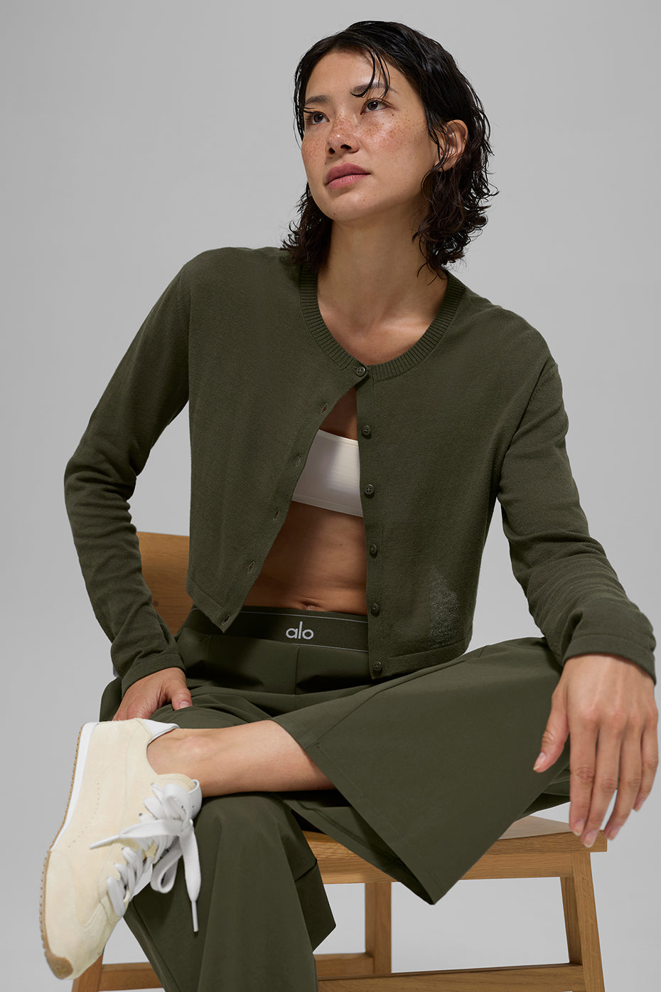 Alo Yoga Women'S Supernatural Sweater Cardigan