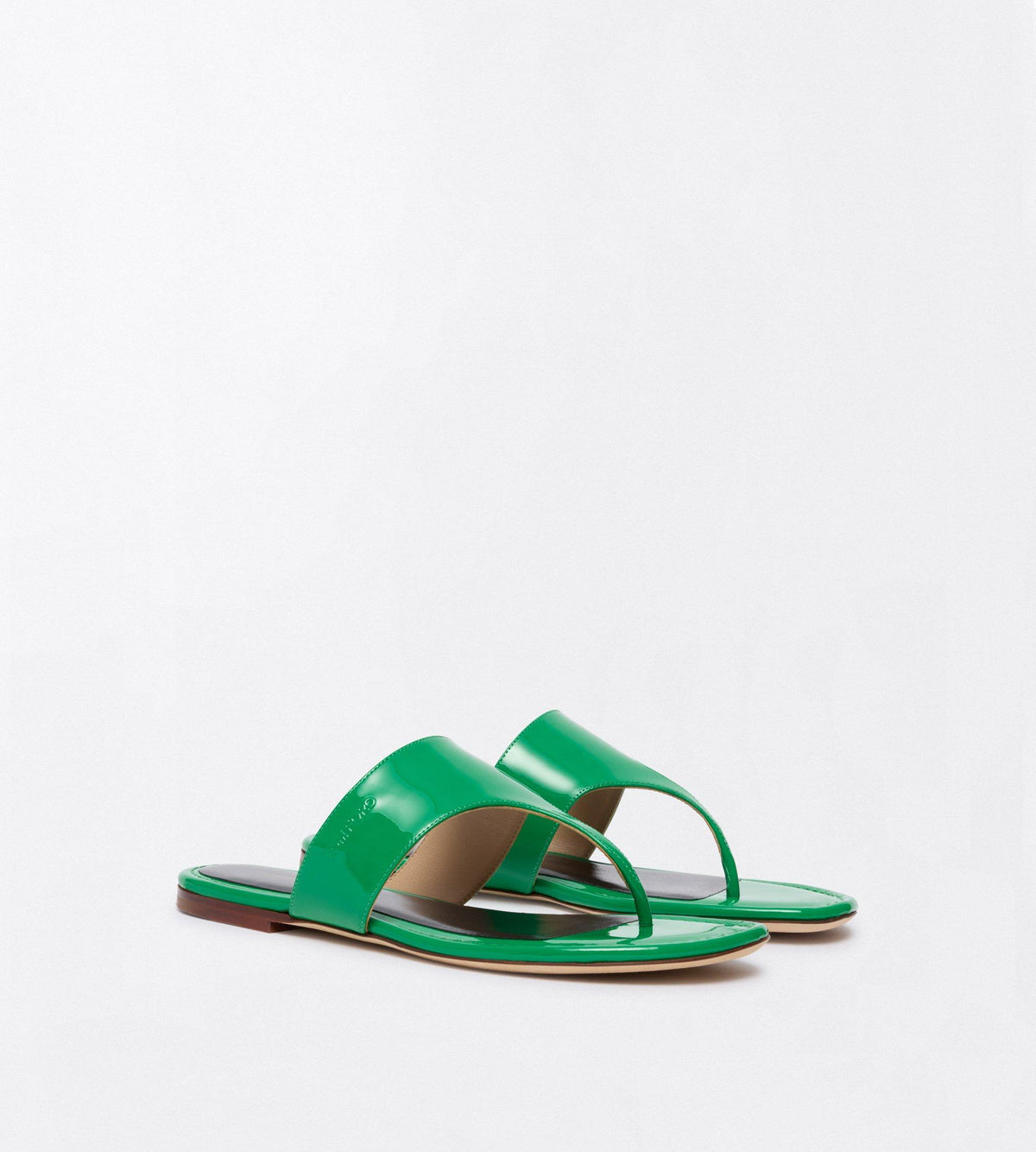 Tom Ford Patent Leather Lina Thong Sandal
