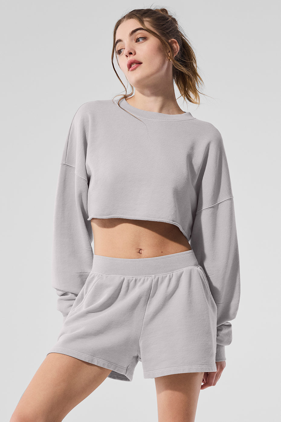 Alo Yoga Women'S Extreme Cropped Pullover