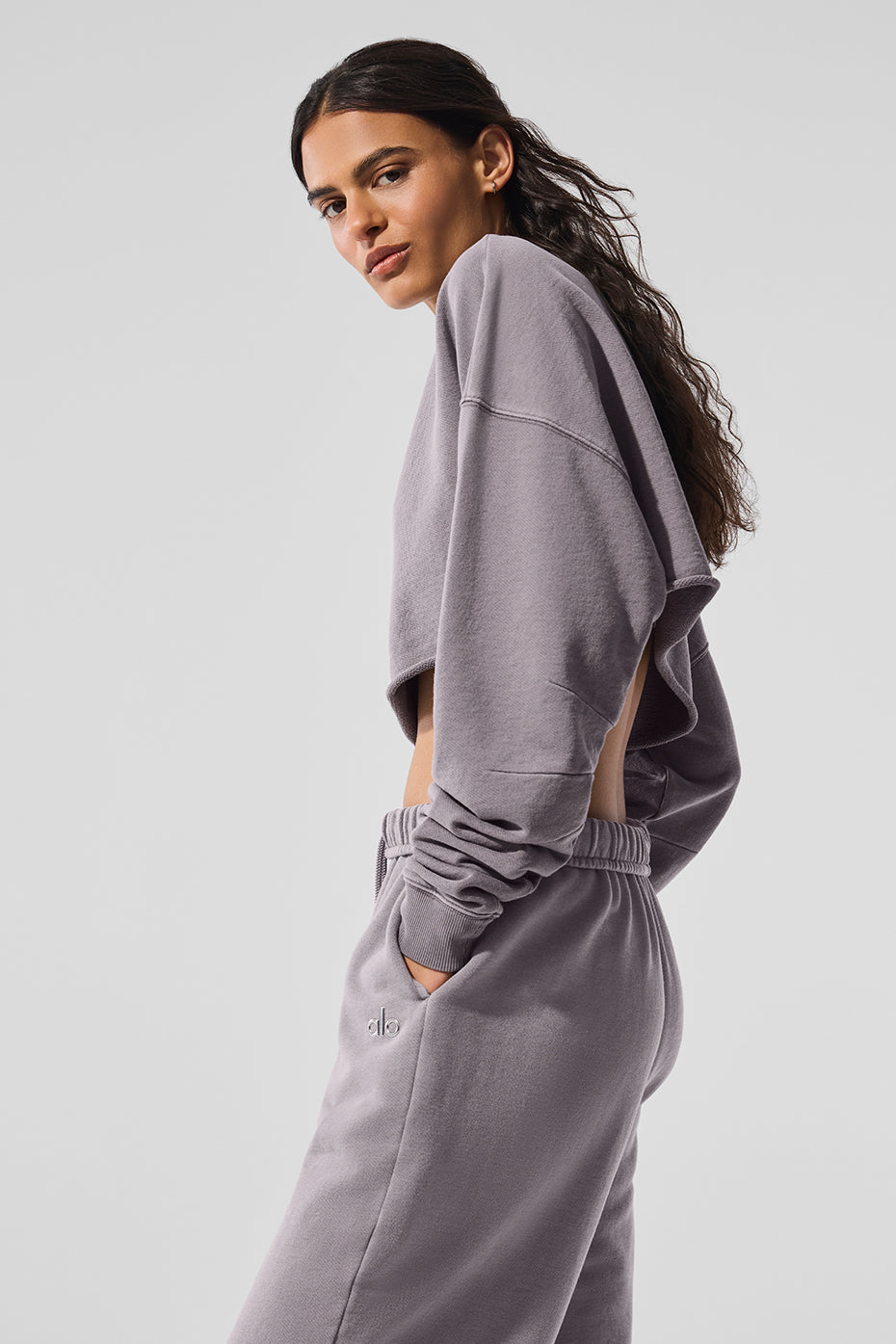 Alo Yoga Women'S Extreme Cropped Pullover