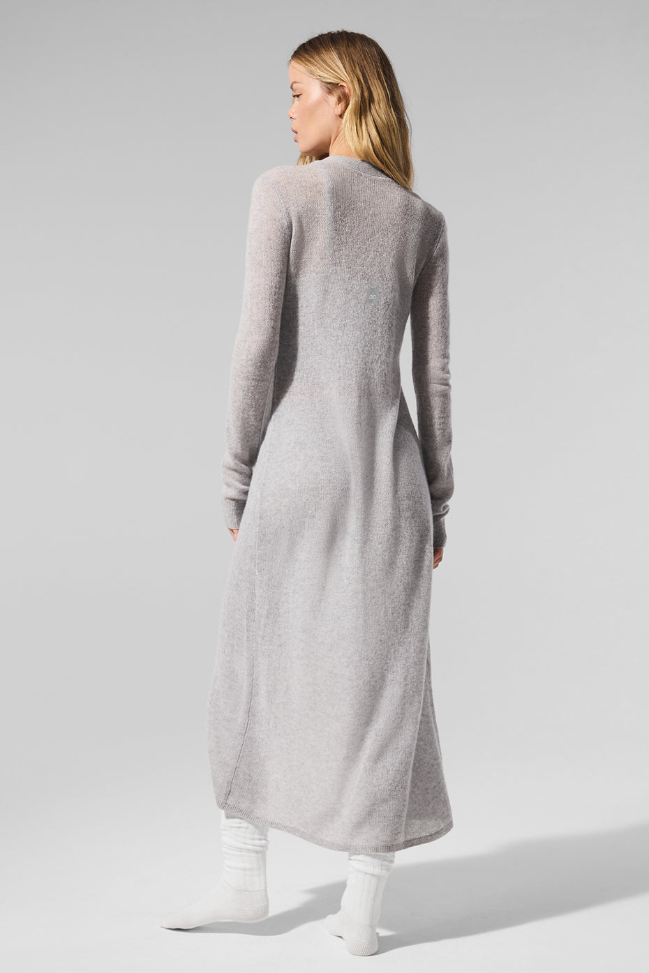 Alo Yoga Women'S Sheer Cashmere Long Cardigan