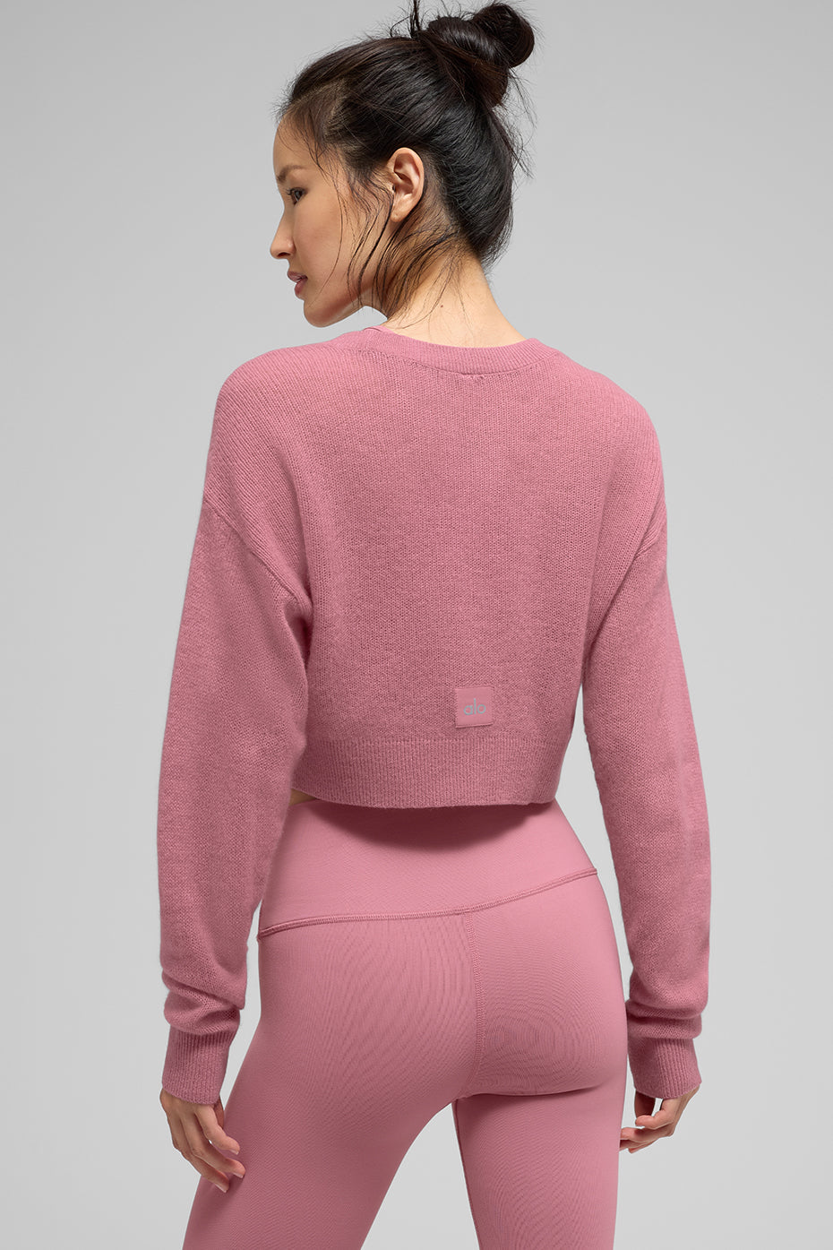 Alo Yoga Women'S Sheer Cashmere Cropped Cardigan