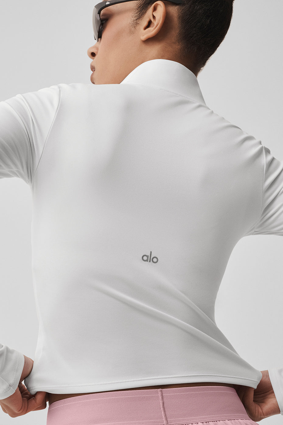 Alo Yoga Women'S Alo Softsculpt Precision 1/4 Zip Long Sleeve