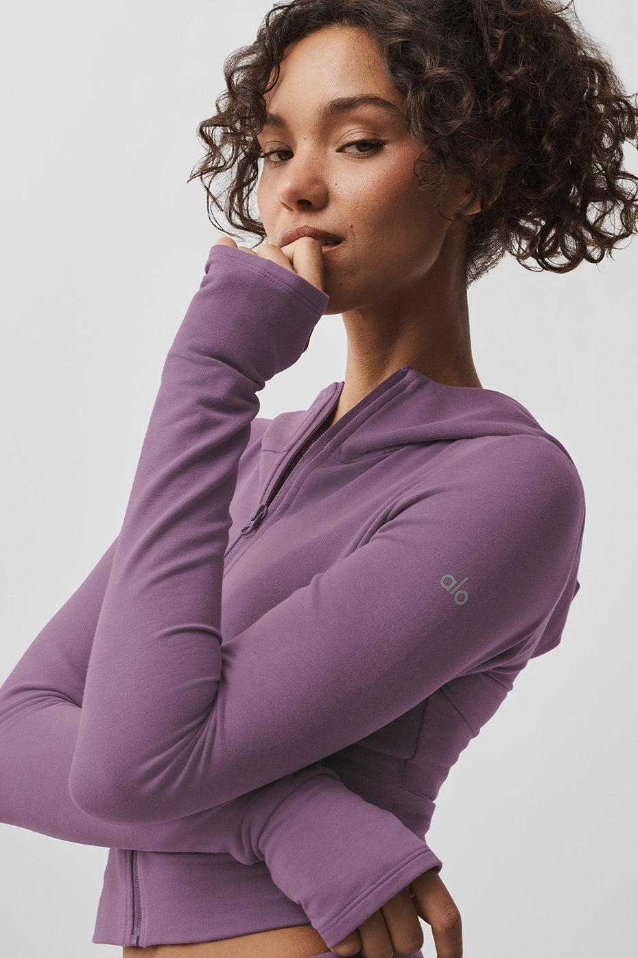 Alo Yoga Women'S Sway Full Zip Hoodie
