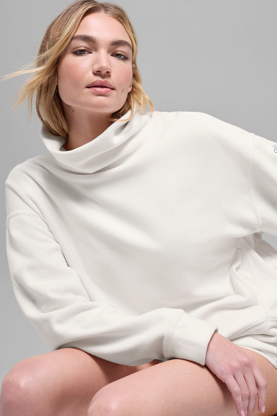 Alo Yoga Women'S Polar Fleece Hazy Pullover