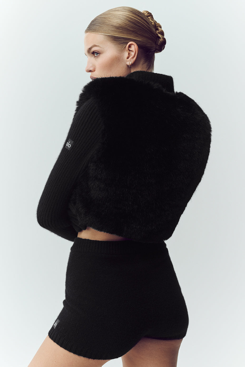 Alo Yoga Women'S Faux Fur Cashmere Northstar Full Zip