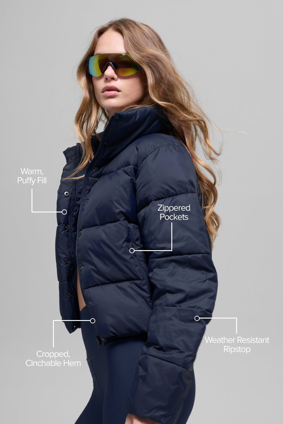 Alo Yoga Women'S Gold Rush Puffer