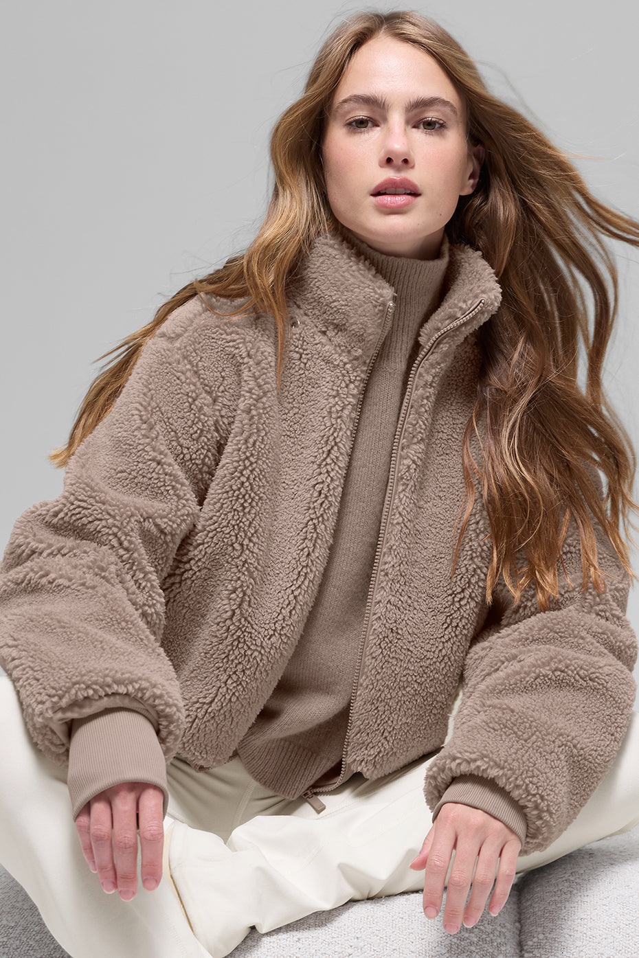 Alo Yoga Women'S Foxy Sherpa Jacket