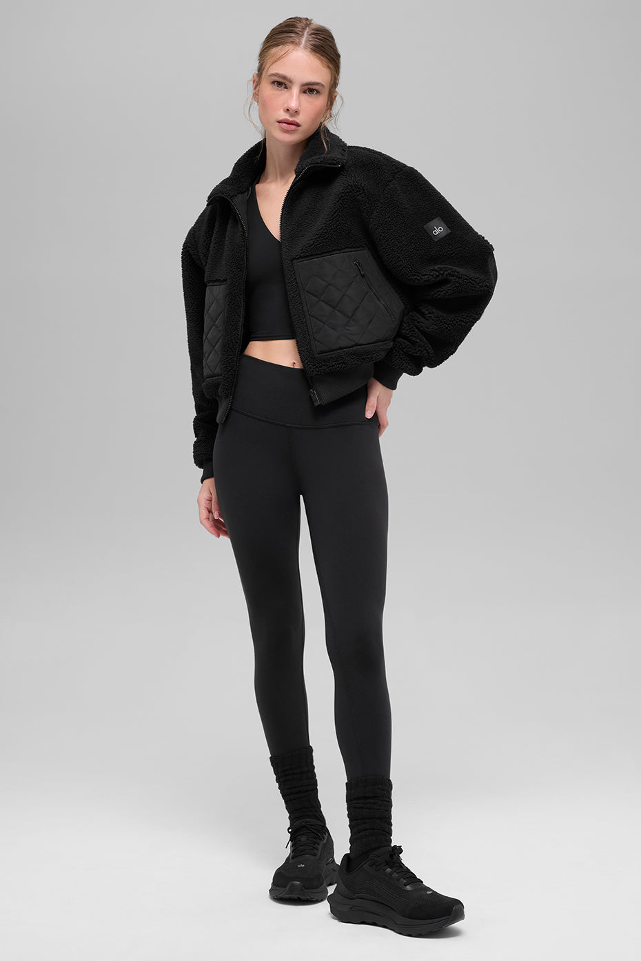Alo Yoga Women'S Sherpa Edge Bomber