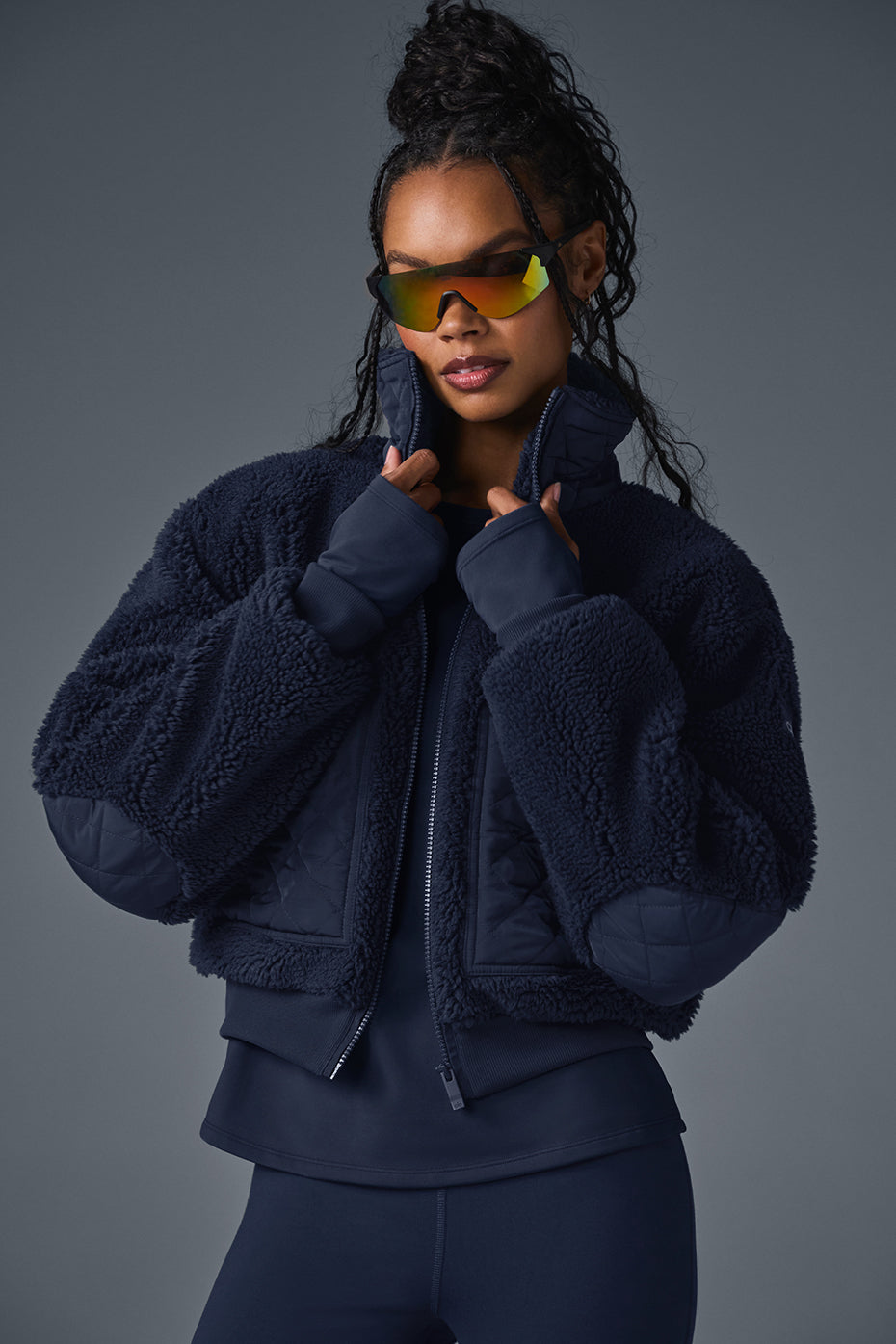 Alo Yoga Women'S Sherpa Edge Bomber