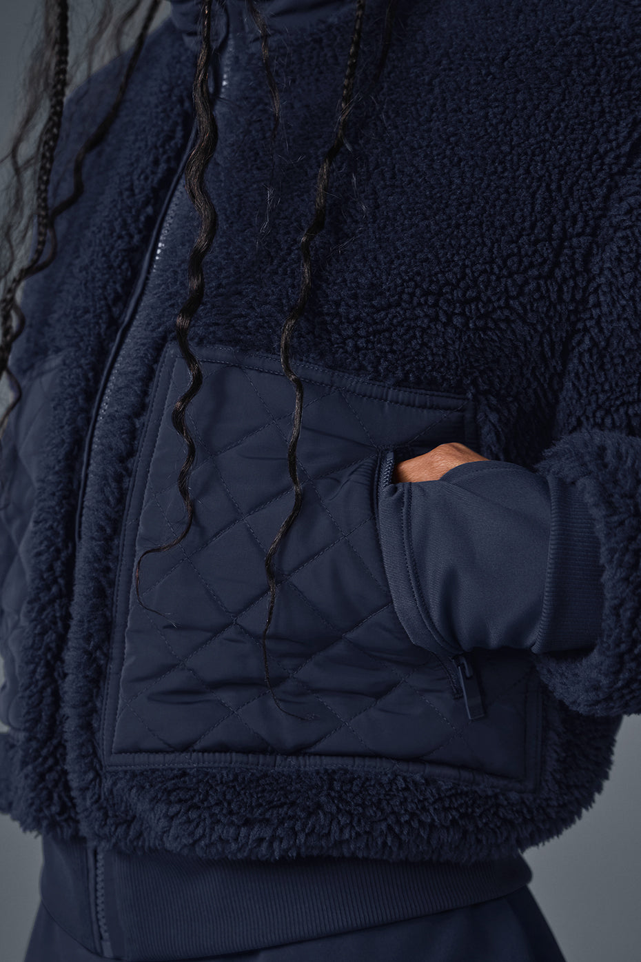 Alo Yoga Women'S Sherpa Edge Bomber