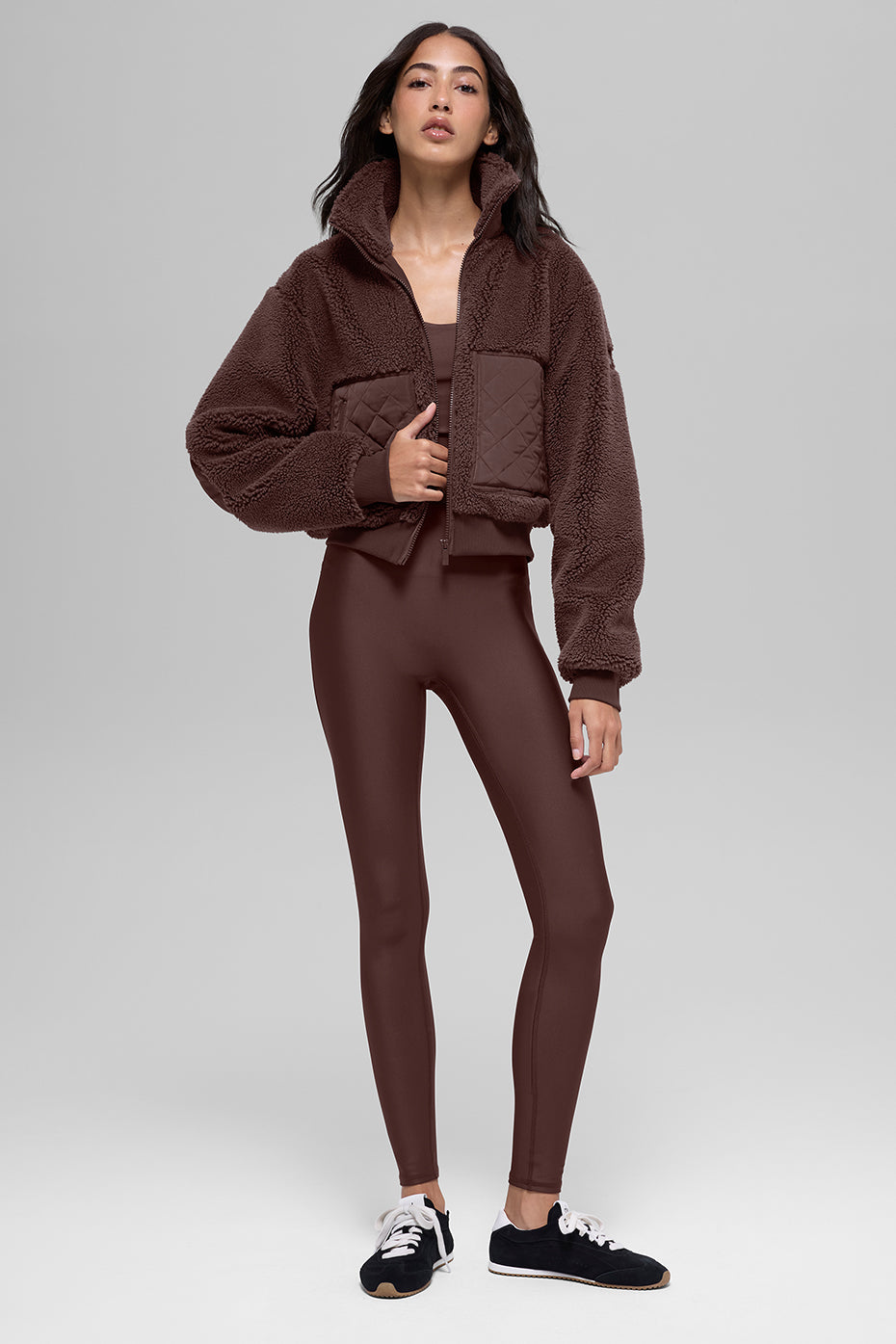 Alo Yoga Women'S Sherpa Edge Bomber