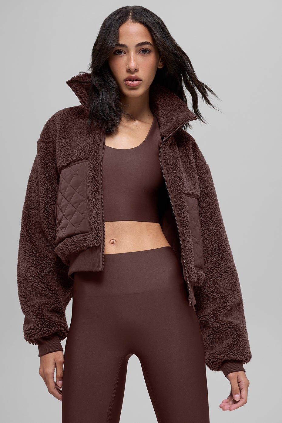 Alo Yoga Women'S Sherpa Edge Bomber
