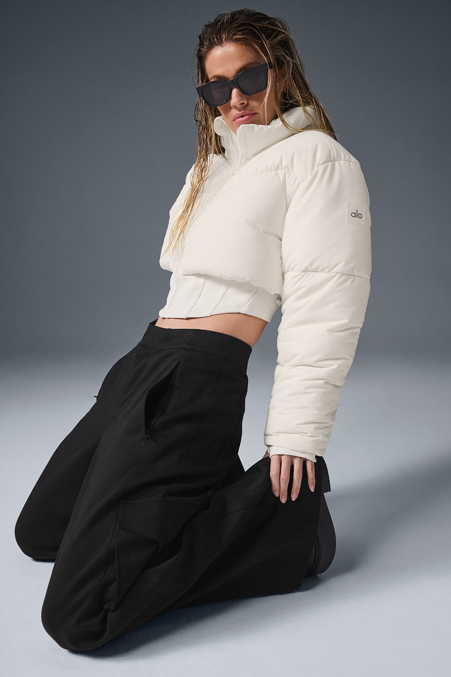 Alo Yoga Women'S Main Act Corset Puffer