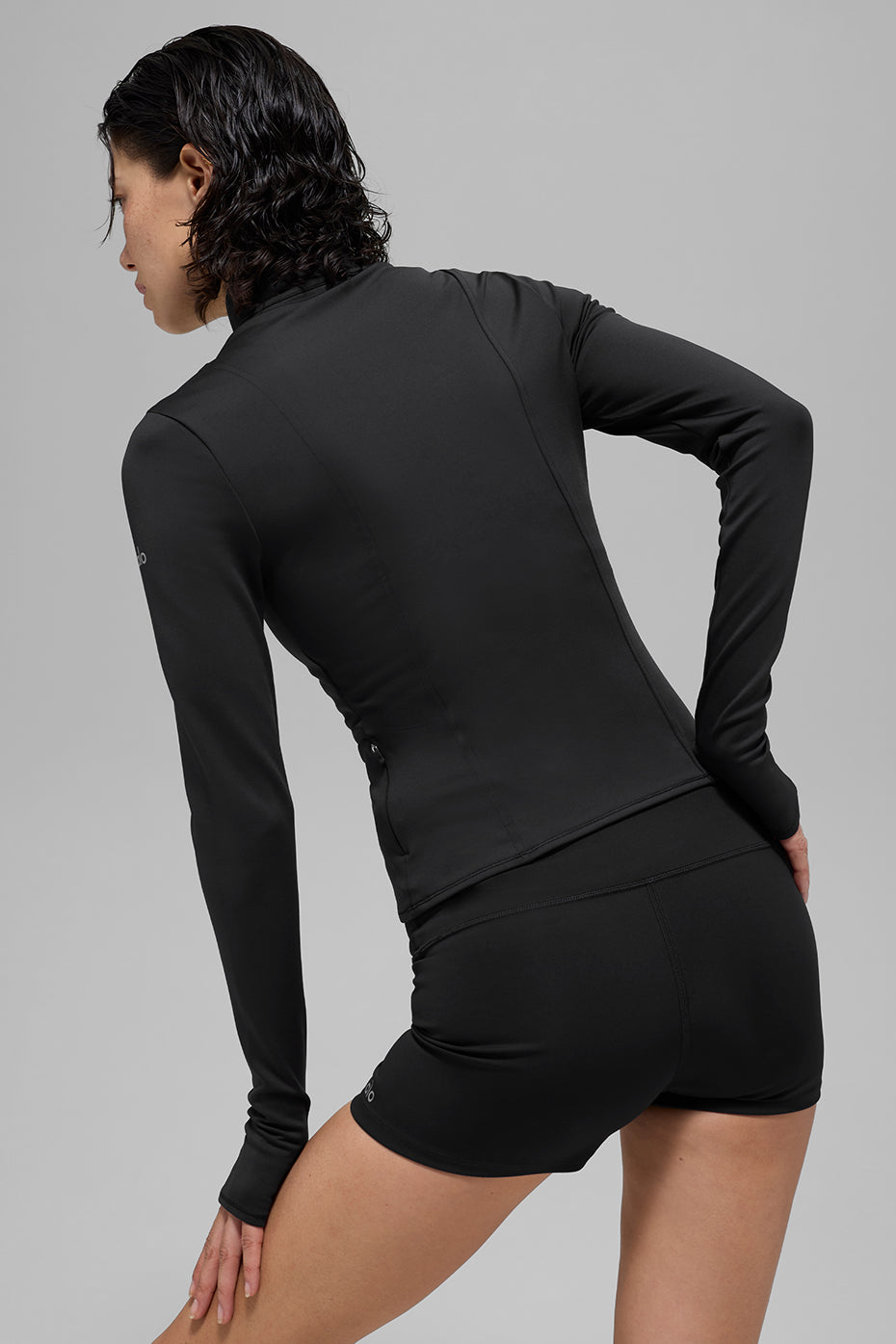 Alo Yoga Women'S Airlift Winter Warm Radiant Full-Zip Jacket