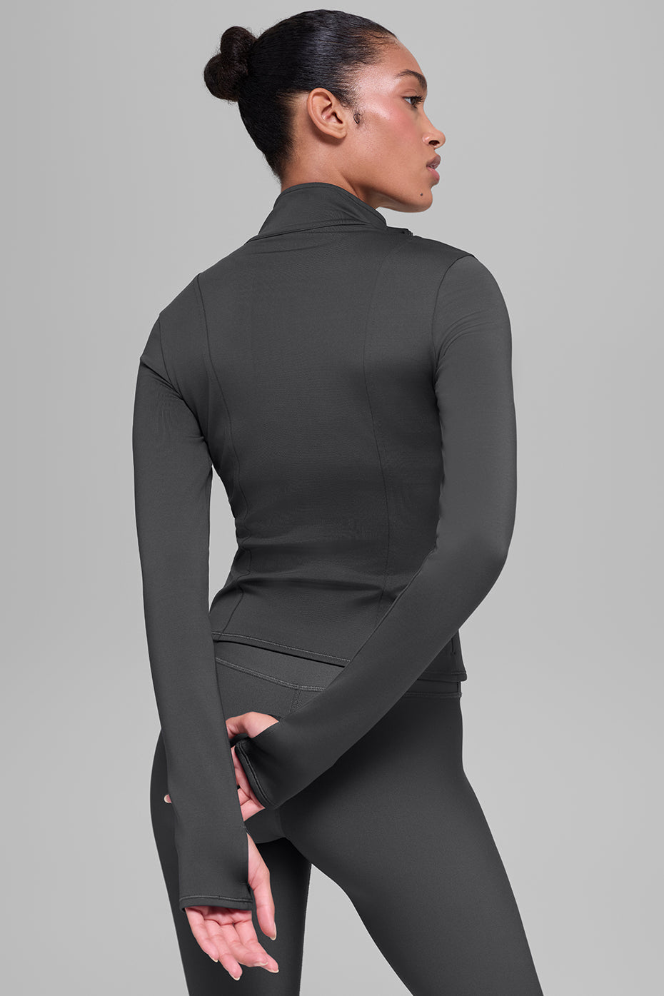 Alo Yoga Women'S Airlift Winter Warm Radiant Full-Zip Jacket